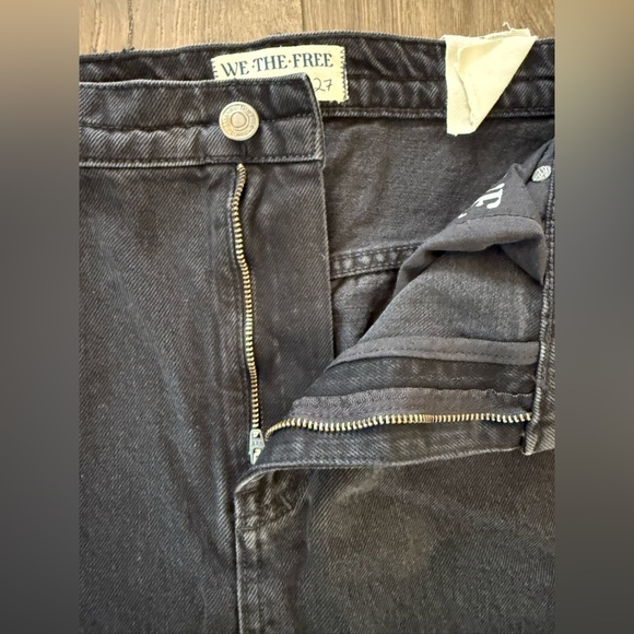 NWOT Free People We the Free Wild Roses Midi Skirt Black Size 27 - Picture 11 of 16